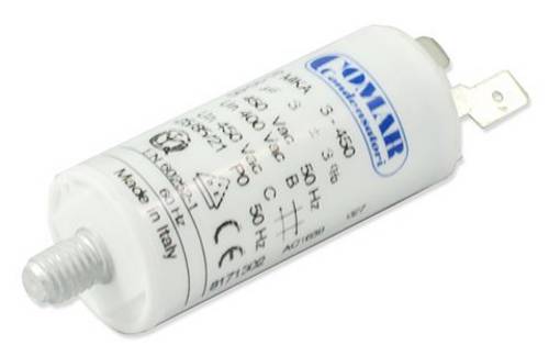 COMAR 600001 1 St. Motorbetriebskondensator 1 µF 450 V/AC 5% (Ø) 25mm