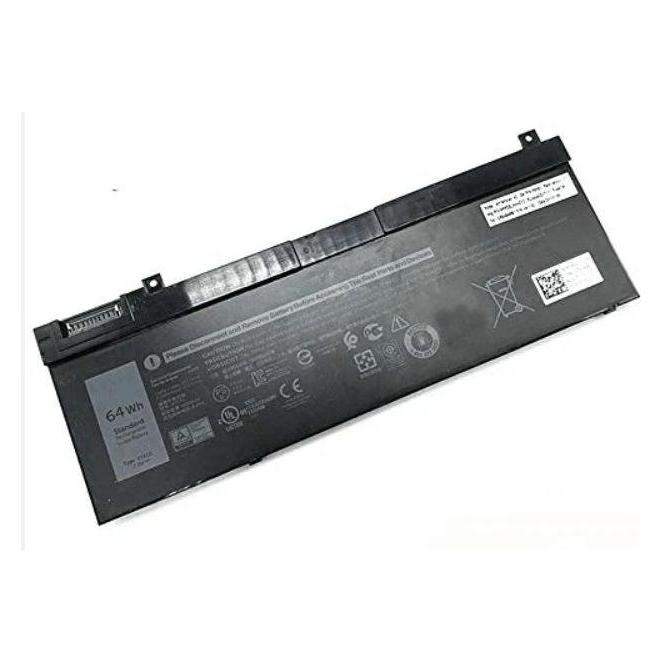 Dell Battery, 64WHR, 4 Cell (4 Zellen, 8000 mAh) (H6K6V)