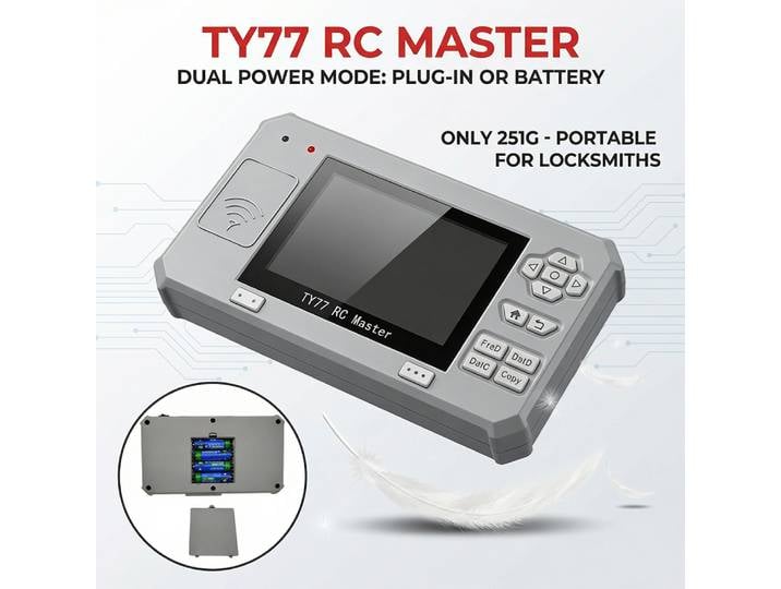 Duplicateur RFID pour systèmes de sécurité, détecte les codes de garage, la génération de codes roulants et l'encryption de codes fixes