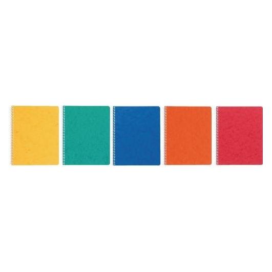 Format Notizheft Stab 4° 17,5x22,1 cm, 4 mm kariert, mit Spiralbindung, 48 Blatt, ass. (A5, Kariert) (608836040)