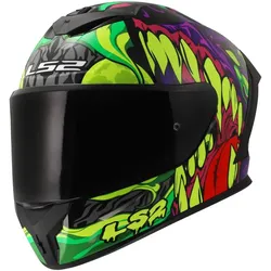 LS2, Motorradhelm, FF820 RAPID III LYCANT Integralhelm (M, 57 - 58 cm)