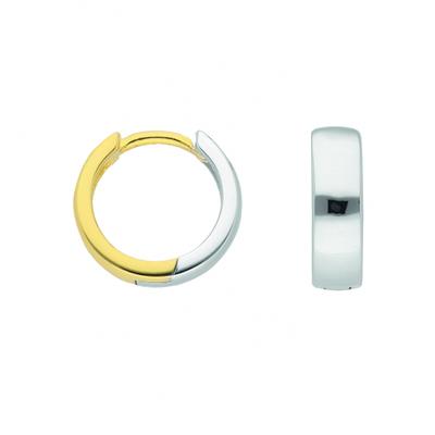 Paar Creolen ADELIA´S "Damen Silberschmuck", silber, Ohrringe, Damen, Damen, Silber 925 (Sterlingsilber), 925 Sterling Silber Silberschmuck für Damen