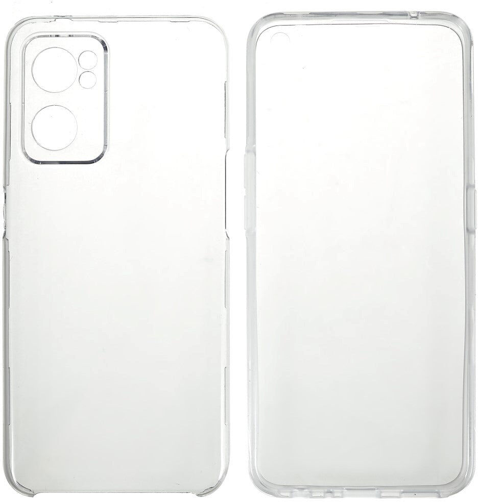INCOVER OPPO Find X5 Lite Fleksibelt Bagside Plastik Cover m. Skærmbeskyttelse - Gennemsigtig