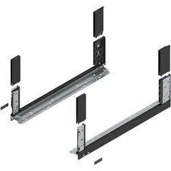 Blum, Schubladenauszüge, LEGRABOX free, Zarge Höhe C, NL 600, Carbonschwarz-matt