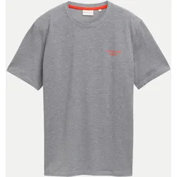 T-Shirt mit Logoprint Grau XXL