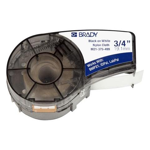 Brady Shrinkflex weiss/schwarz Text schrumpfen Verhältnis 3 zu 1A: 11,15mm, B: 2,10mC: 2,40mm, D: 5,5 (11.15 mm) (Y3314640)