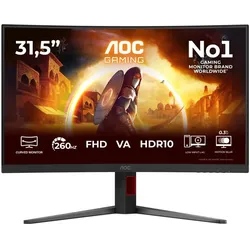AOC G4 C32G4Z Computerbildschirm 80 cm (31.5") 1920 x 1080 Pixel Schwarz, Rot
