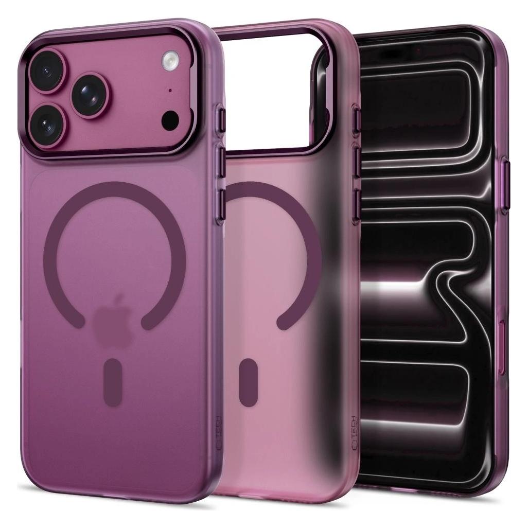 Tech-Protect Magzero Magsafe Iphone 17 Pro / 18 Pro Matte Dunkelkirsche (Apple iPhone 17 Pro, Apple iPhone 18 Pro) (214114)