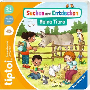 tiptoi Spielbuch Suchen und Entdecken, Meine Tiere, 2-3 Jahre, interaktives Bilderbuch
