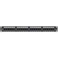 Lanview PATCHPANEL 1U CAT5e, Server Zubehör, Schwarz