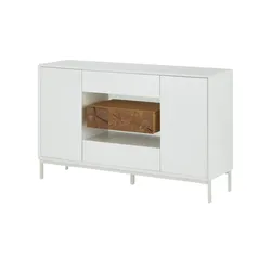Sideboard  Schiava , weiß , Maße (cm): B: 140 H: 85 T: 40.0