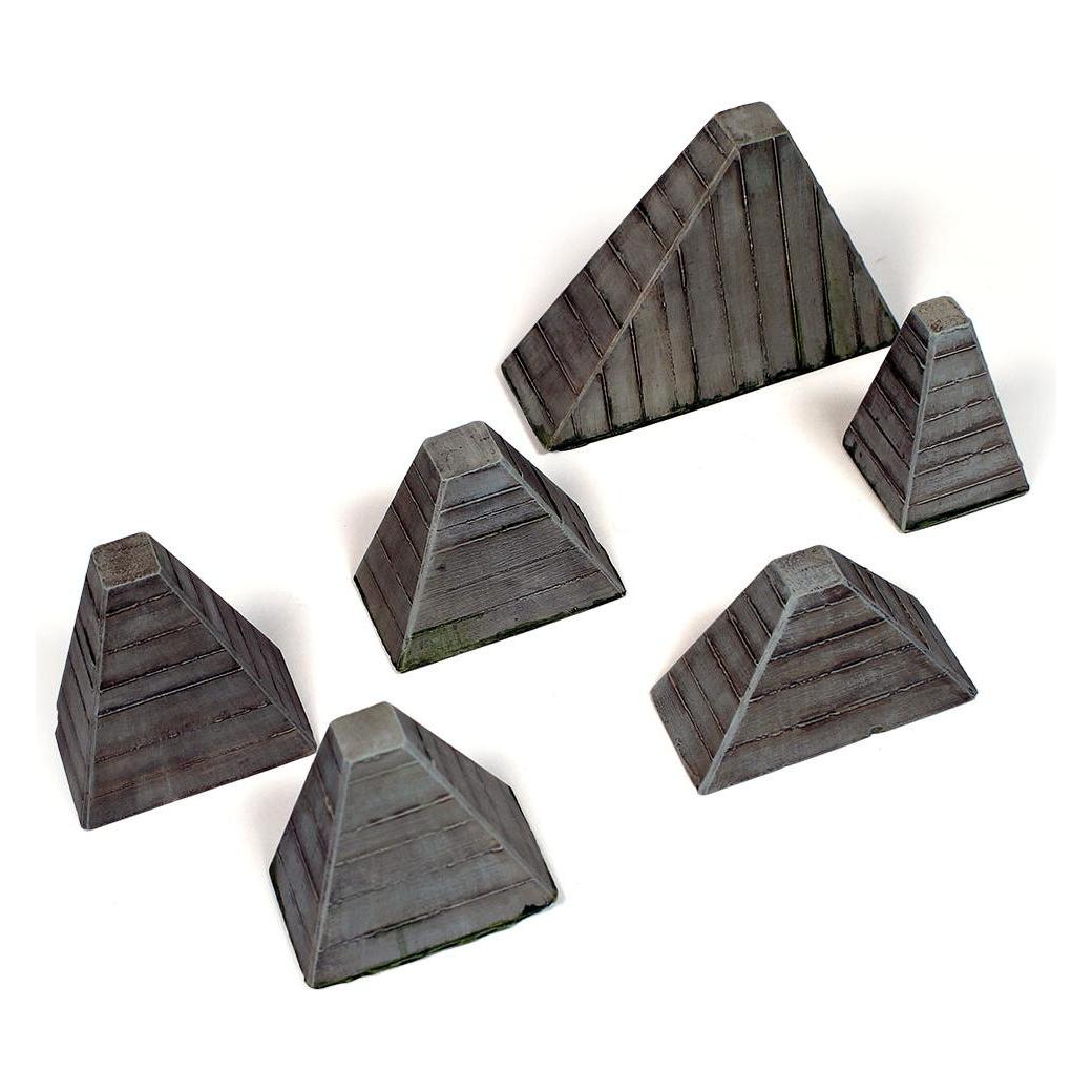 Vallejo Höckerhindernis (Anti-Tank Barriers) (SC219) (Kunststoff) (SC219)