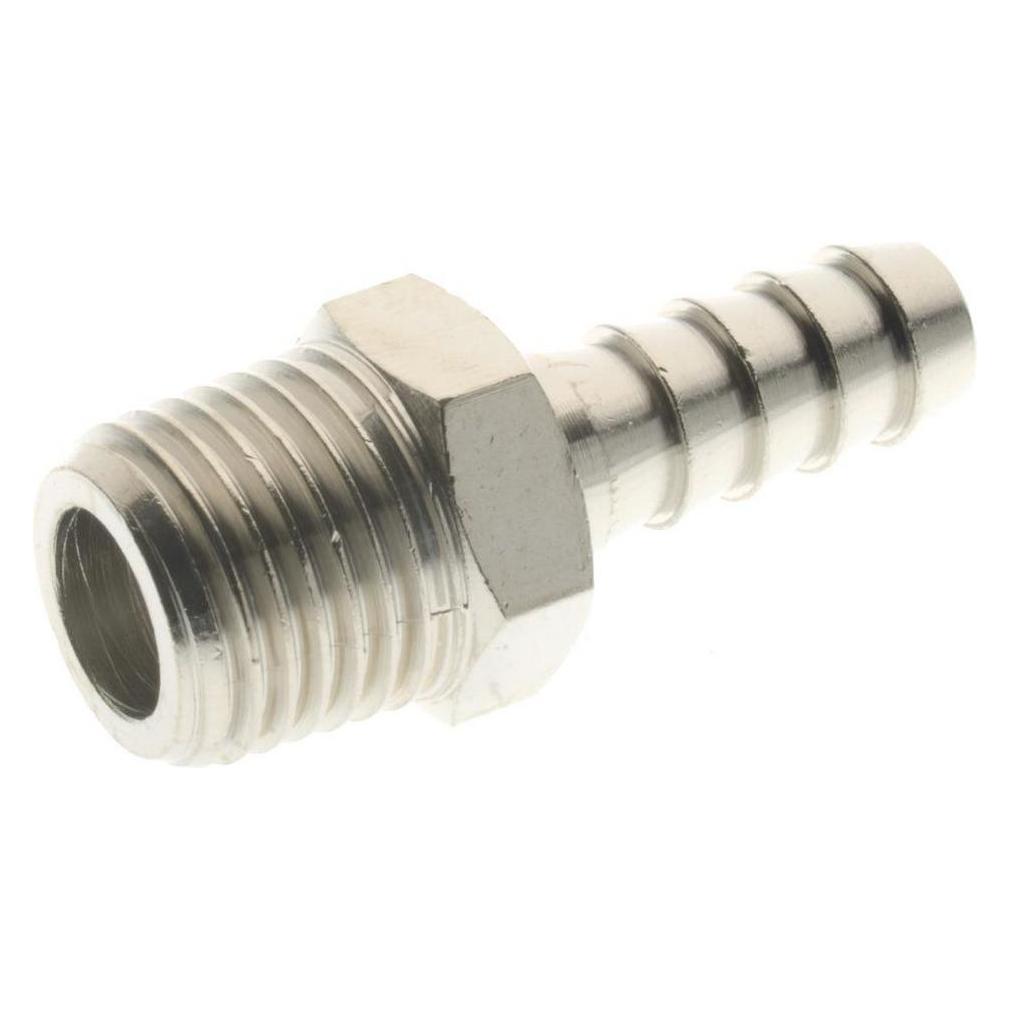 RS PRO 8mm, 1/4Zoll BSPT Schlauchanschluss Messing, 100 bar (Schlauchanschluss) (2312537)