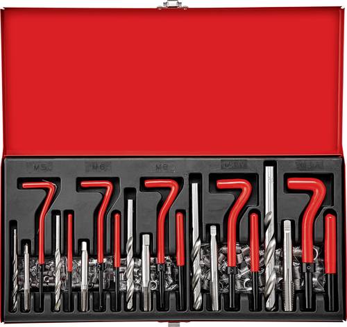 TOOLCRAFT TO-5016567 Gewinderoll-Satz M5, M6, M8, M10, M12