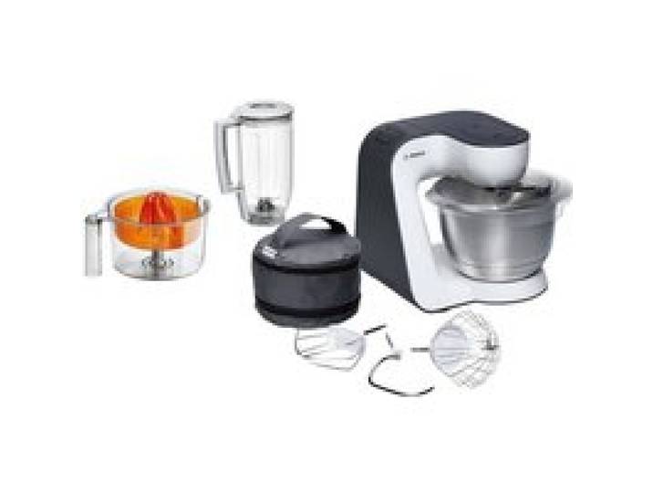 Robot pâtissier BOSCH Kitchen Machine MUM - Gris - 1000W - Mouvement planétaire 3D - Accessoires inclus