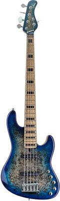 Mayones Guitars Jabba Custom 5 Blue Burst Jeans Black 3Tone Blue Burst