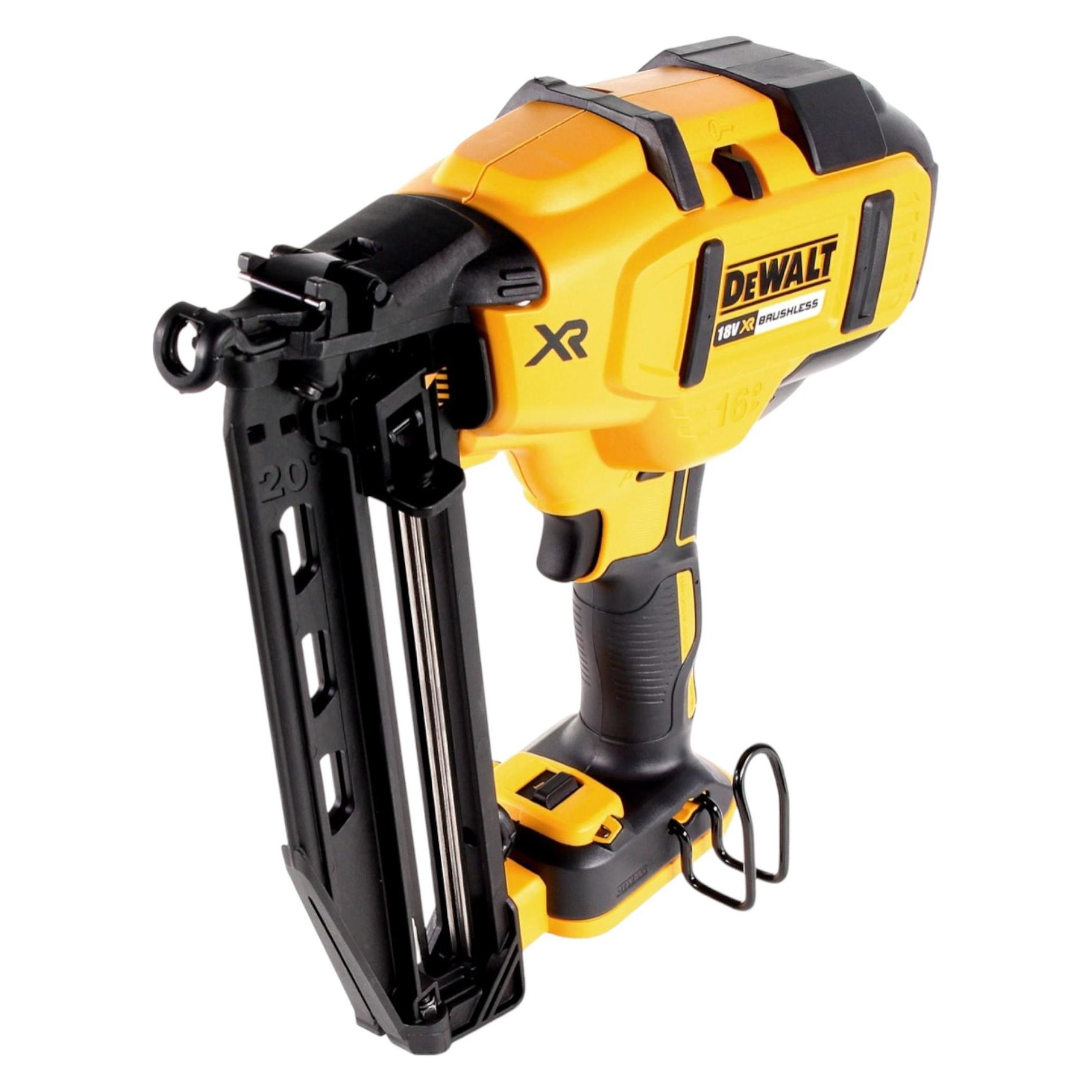 DeWalt DCN 660 N Akku Nagler 18V 32 - 63 mm Brushless + 1x Powerstack Akku 5,0 Ah - ohne Ladegerät (Nagelpistole) (53159021)