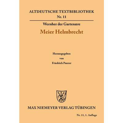 Meier Helmbrecht, Taschenbuch von Wernher der Gartenære, De Gruyter, 978-3-11-048282-9