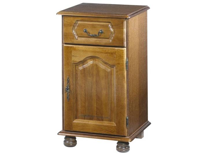 Confiturier Chêne Rustique 1 Porte 1 Tioir 2 Niches L 44.2 H 77.2 P 41 cm - L 44.2 x l 41 x H 77.2 cm