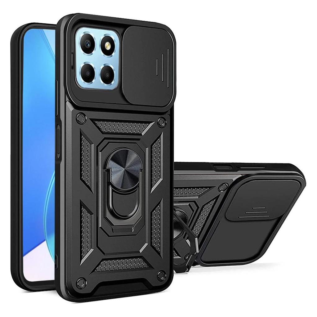 Techsuit - CamShield Series - Honor X6 / X8 5G / 70 Lite - Black (Honor 70 Lite, Honor X6) (56344020)
