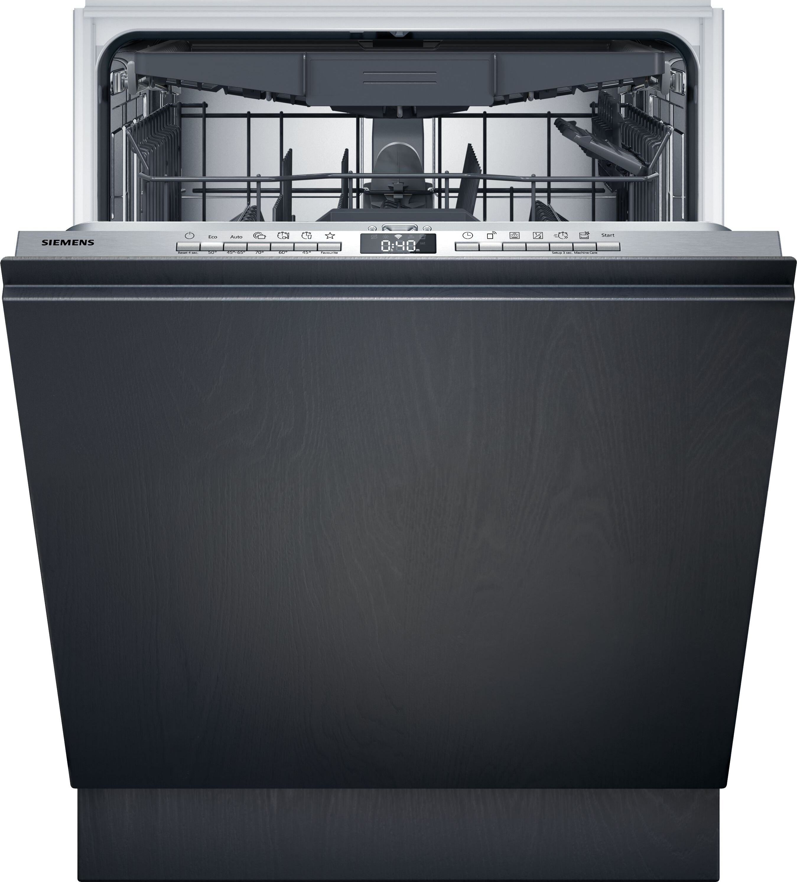 Siemens iQ300 SN73EX22CE, Voll integriert, Standardgröße (60 cm), Edelstahl, Tasten, 1,75 m, 1,65 m