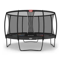 BERG Trampolin Champion Regular 430 Grey Levels mit AirFlow Pro inkl. Sicherheitsnetz Deluxe