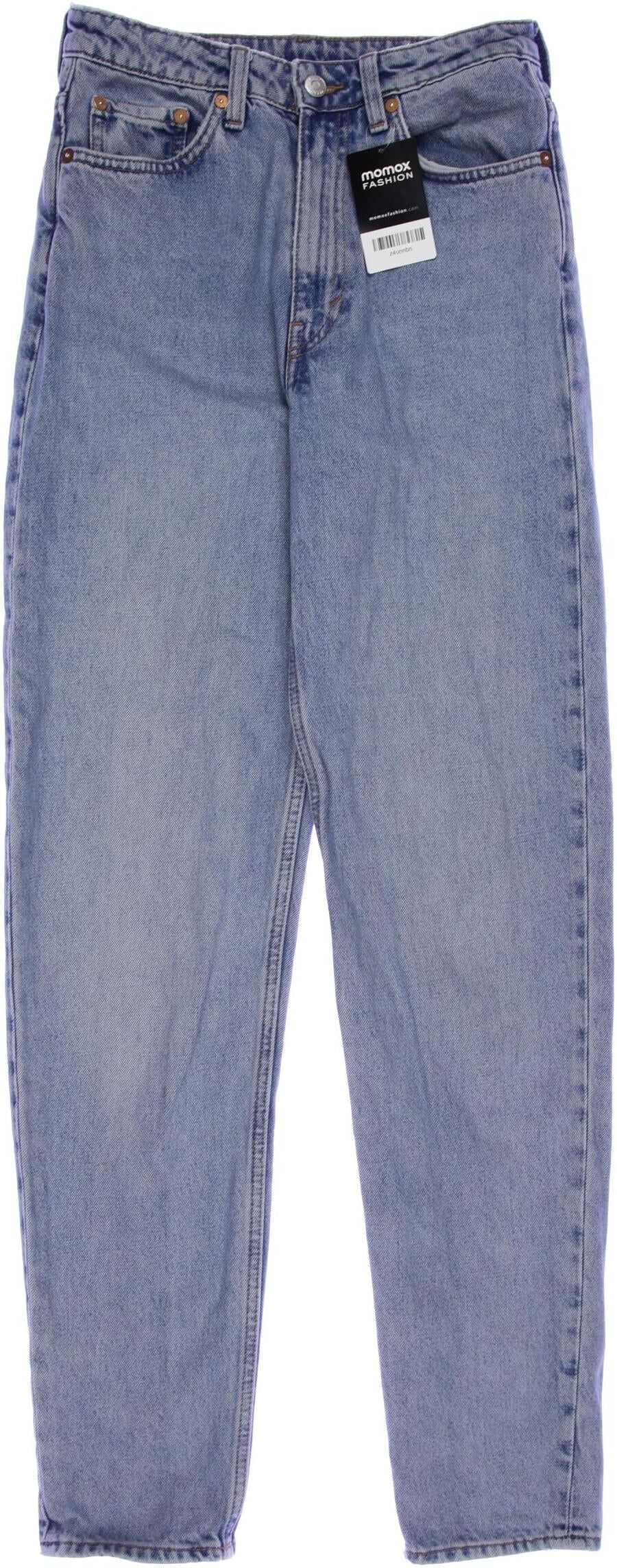 Weekday Damen Jeans, Hellblau, Gr. W27, Baumwolle - Second Hand