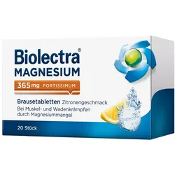 BIOLECTRA Magnesium 365 mg fortissimum Zitrone 20 St