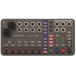 Zoom Mischpult LiveTrak L-6 Digitaler Mixer mit Speicherkarte, Mischpult