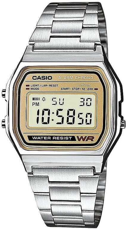 Montre Homme Casio Casio Vintage En Acier Gris Homme