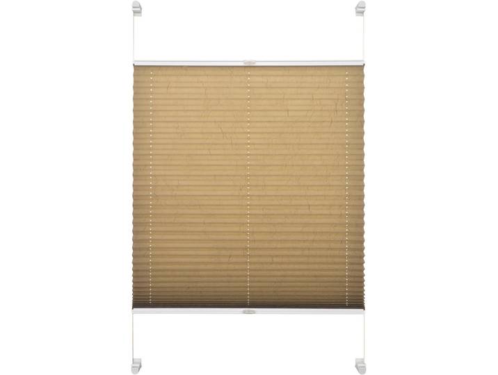 Plissee Schöner Wohnen, ohne Bohren, Klemmträger, Lichtschutz Gr. 4, beige (cream, weiß), B:80cm H:140cm, Obermaterial: 95% Polyester, 5% Metall, SCHÖNER WOHNEN-KOLLEKTION, Plissees, Plissee, mit Klemmträger
