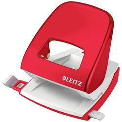 Leitz 50081026 Bürolocher Rot-Weiß max. Einstellformat: DIN A4 30 Bl. (80 g/m²)