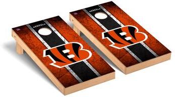 Skip's Garage Cincinnati Bengals NFL Football Vintage Cornhole Board Set 2