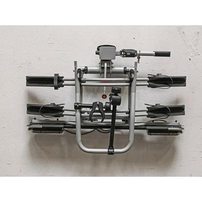 Fahrradwandhalterung EUFAB "16418", silber (silberfarben), B:17,5cm H:16cm L:6,5cm, Stahl, Fahrradhalterungen