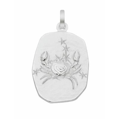 Kettenanhänger ADELIA´S "Damen & Herren 925 Silber Sternzeichen Anhänger Krebs", silber, Schmuckanhänger, Damen, Damen, Krebs, Silber 925 (Sterlingsilber), Kettenanhänger, Silberschmuck für Damen & Herren