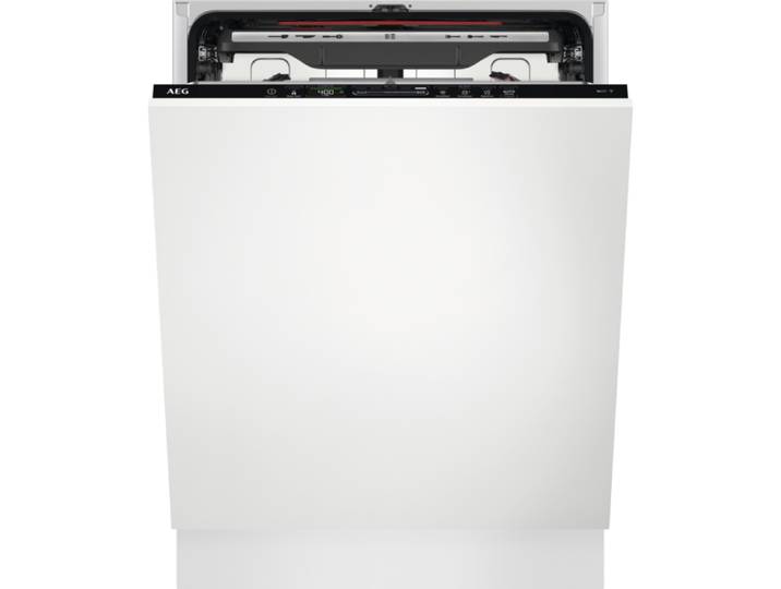 AEG FSE76738P Vollintegrierter-Geschirrspüler / Serie 7000 mit GlassCare® / 60cm / WLAN-fähig / AirDry - perfekte Trocknungsergebnisse / A / QuickSelect Display / Beladungserkennung / Startzeitvorwahl / Wasserstopp / extra leise, 911434829