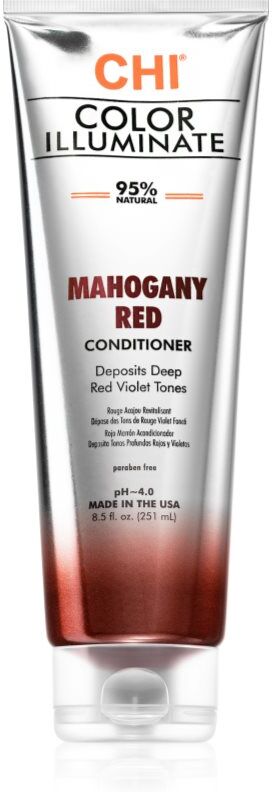 CHI Color Illuminate Tönungsconditioner für natürliches oder gefärbtes Haar Farbton Mahogany Red 251 ml