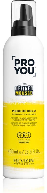Revlon Professional Pro You The Definer mousse coiffante volumatrice à fixation moyenne 400 ml