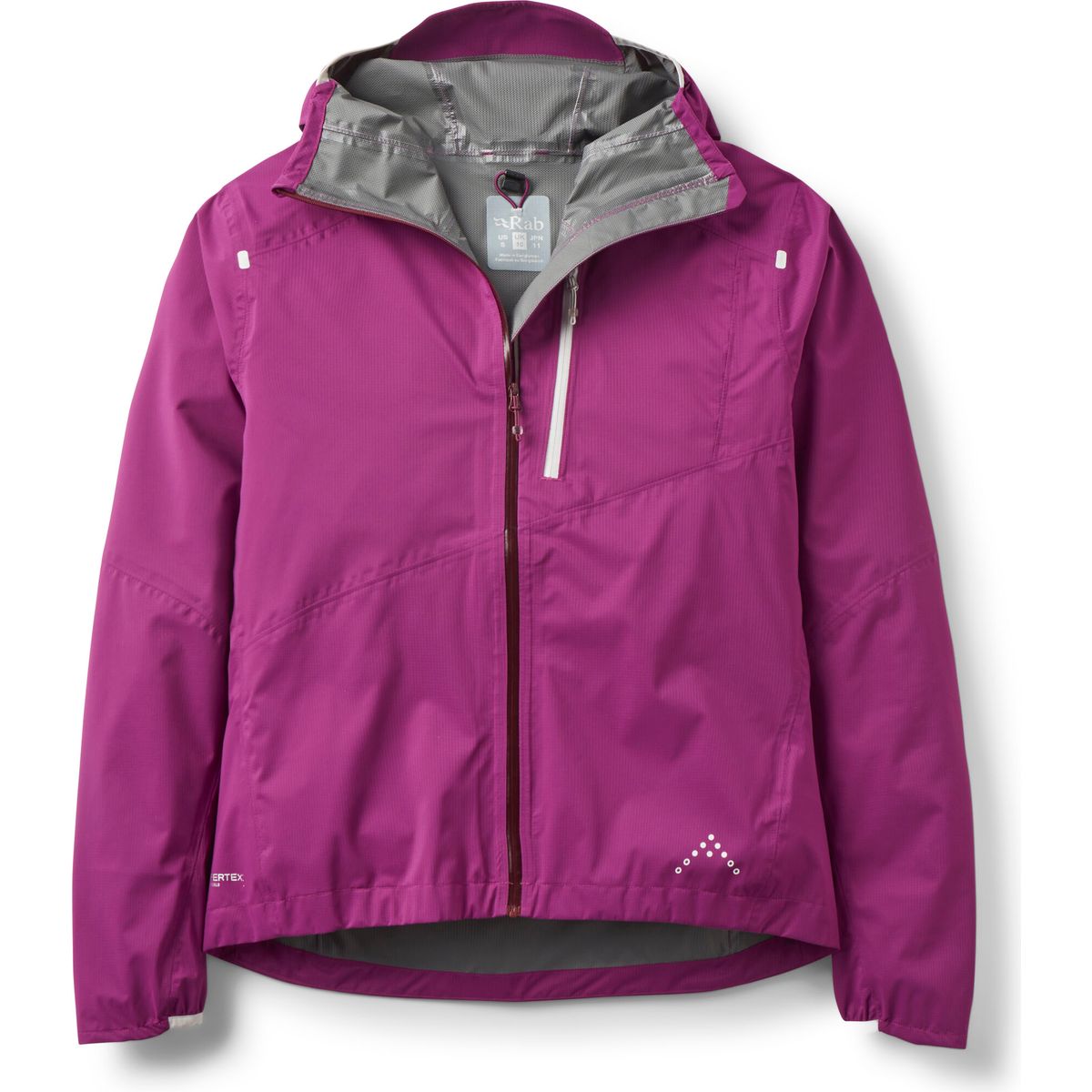 Rab Downpour Trail Light Jacket Wmns plum (PLM) 12 QWI-19-PLM-12