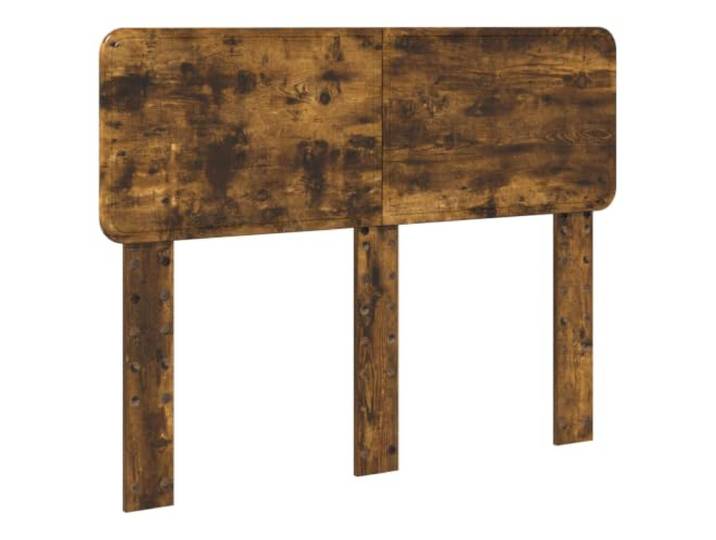 Makastle Kopfteil Räuchereiche Holzwerkstoff 138 x 90 cm Minimalistisches Design