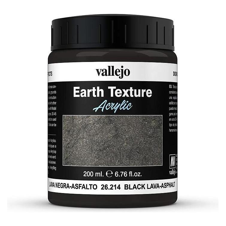AirbrushKing Schwarze Lava 200ml - Vallejo (8429551262149)