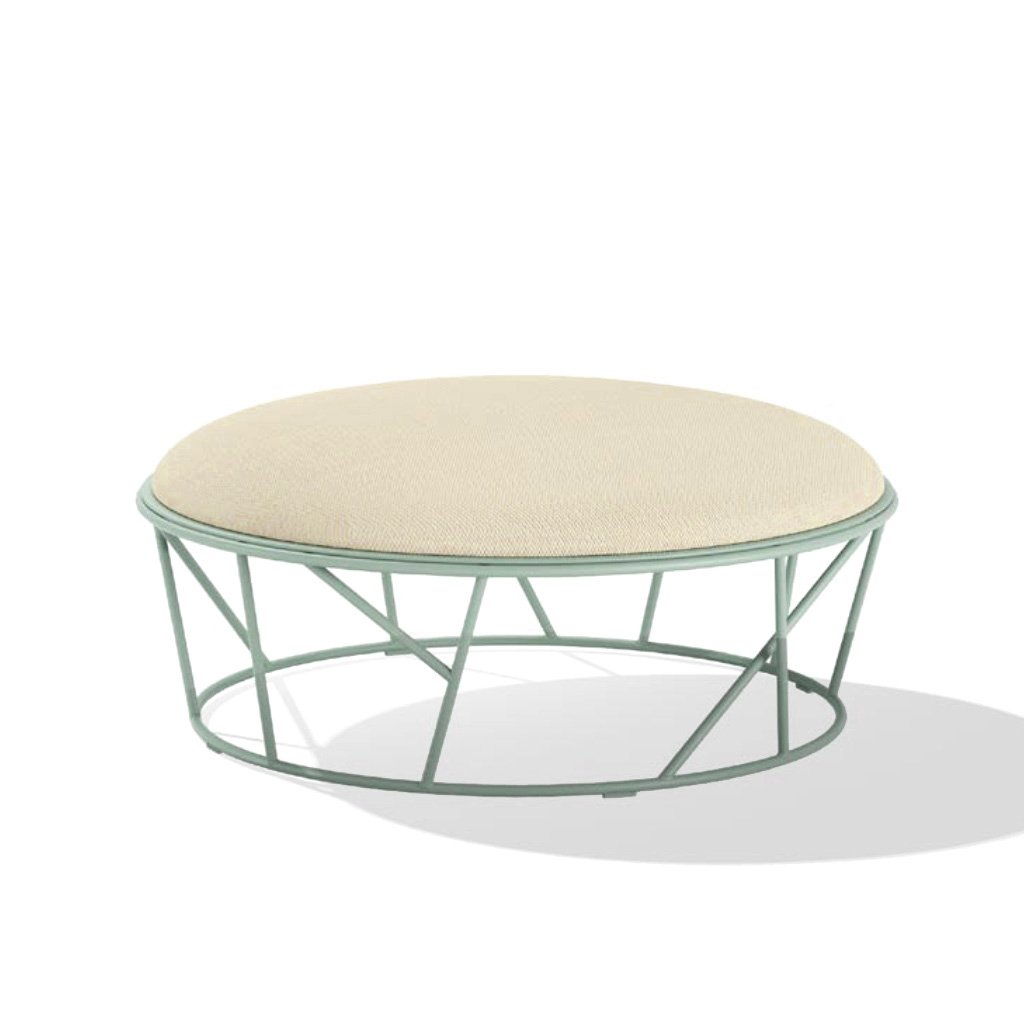 Fast Wild Pouf Ø 132cm (grüner Tee (19, Green Tea), Wunschfarbe im Bemerkungsfel... grüner Tee (19, Green Tea) | Wunschfarbe im Bemerkungsfeld angeben 69P2-19-..