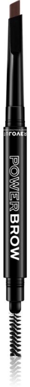Revolution Relove Power Brow eyebrow pencil with brush shade Granite 0,3 g