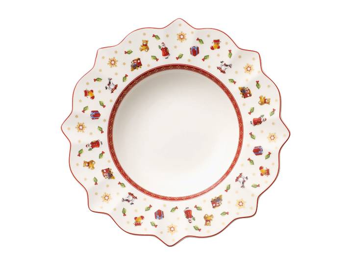 Villeroy & Boch Assiette creuse Toy s Delight Ø26 cm Blanc-rouge'