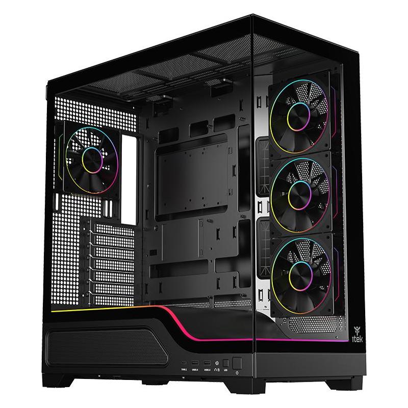Itek Showbui Wave 82b (ATX, ITX, mATX) (ITGCASBW82B)