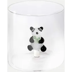 Glas mit Figur 250 ml Schwarz