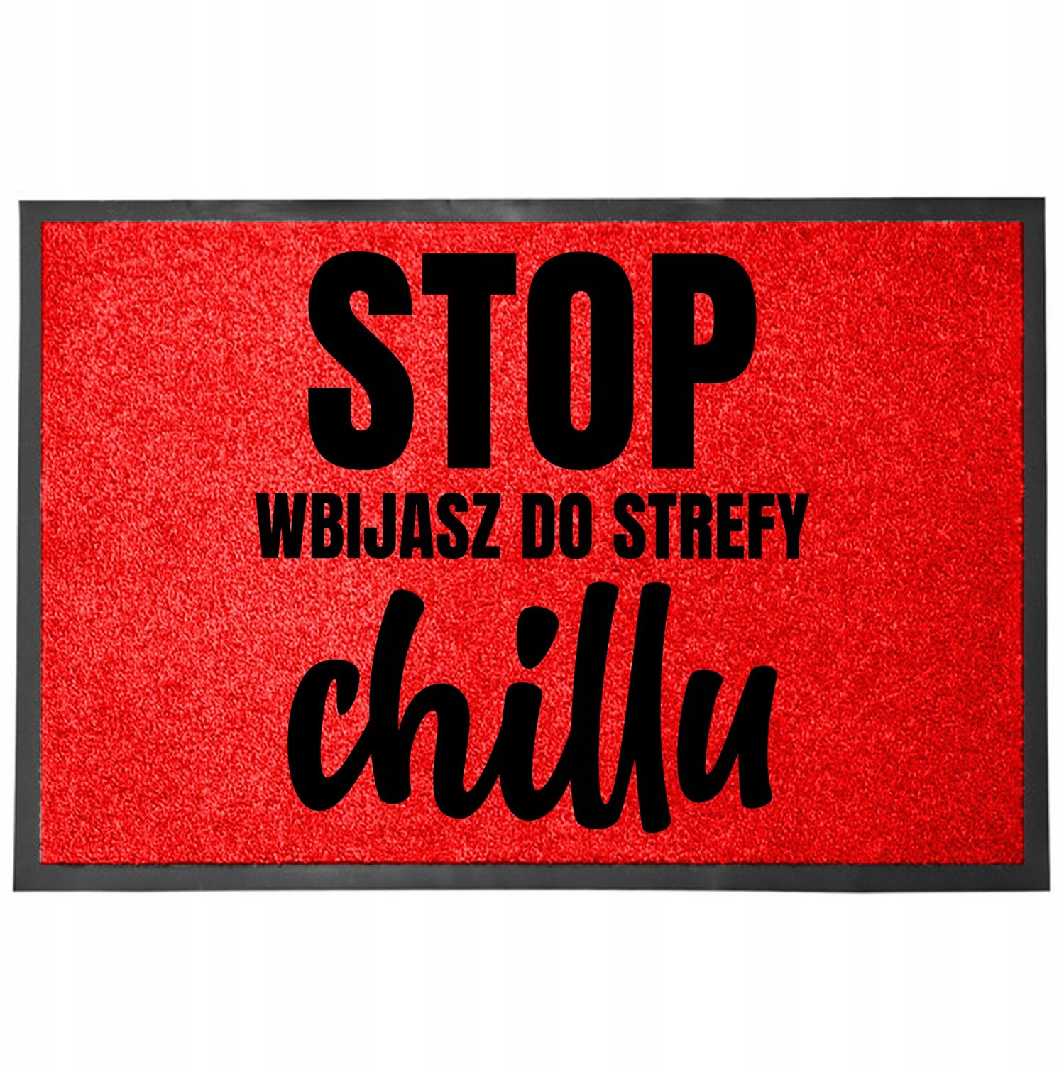 TabPrint Rode Deurmat Chill Zone B/D: 60 x 40 cm