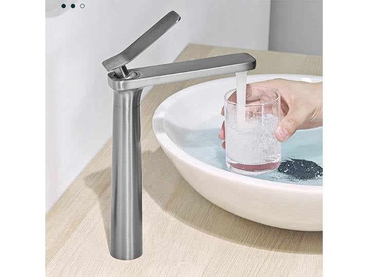BAKALA luxe noir gris lavabo robinets moderne blanc robinet salle de bains luxe bassin robinets Antique eau chaude froide évier robinet mélangeur