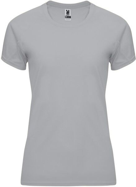 T-shirt technique ajusté personnalisable Bahrain Woman gris S