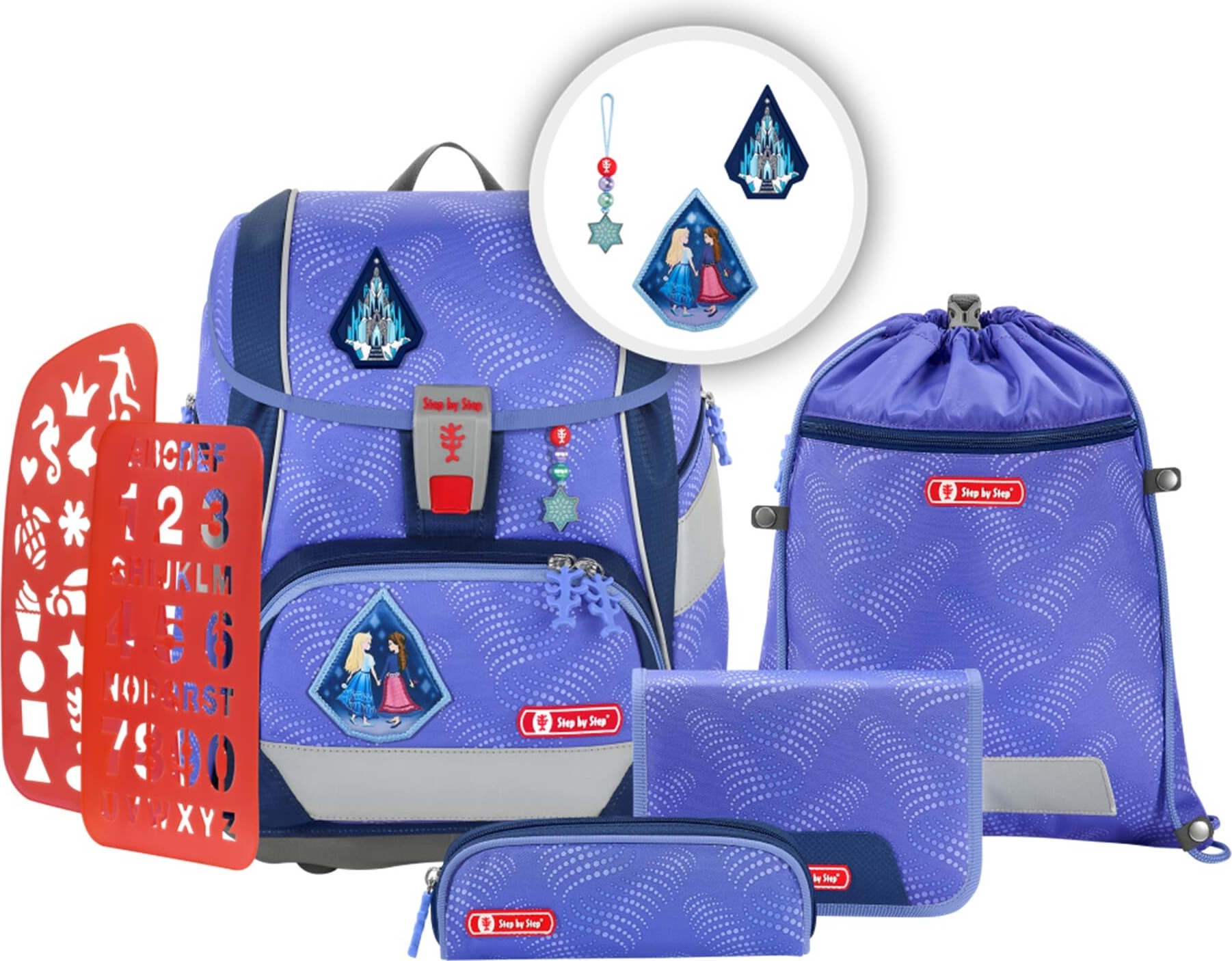 Step by Step Ranzen-Set 2IN1 PLUS, 6-teilig